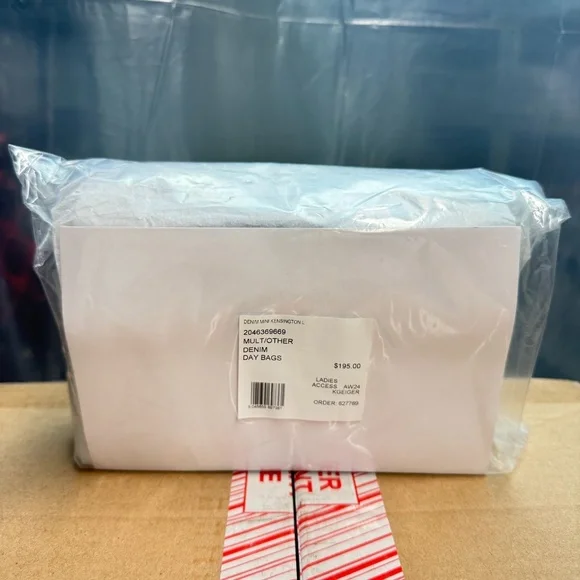 Kurt Geiger London Mini Rainbow Denim Kensington Crossbody Bag - Picture 8 of 8